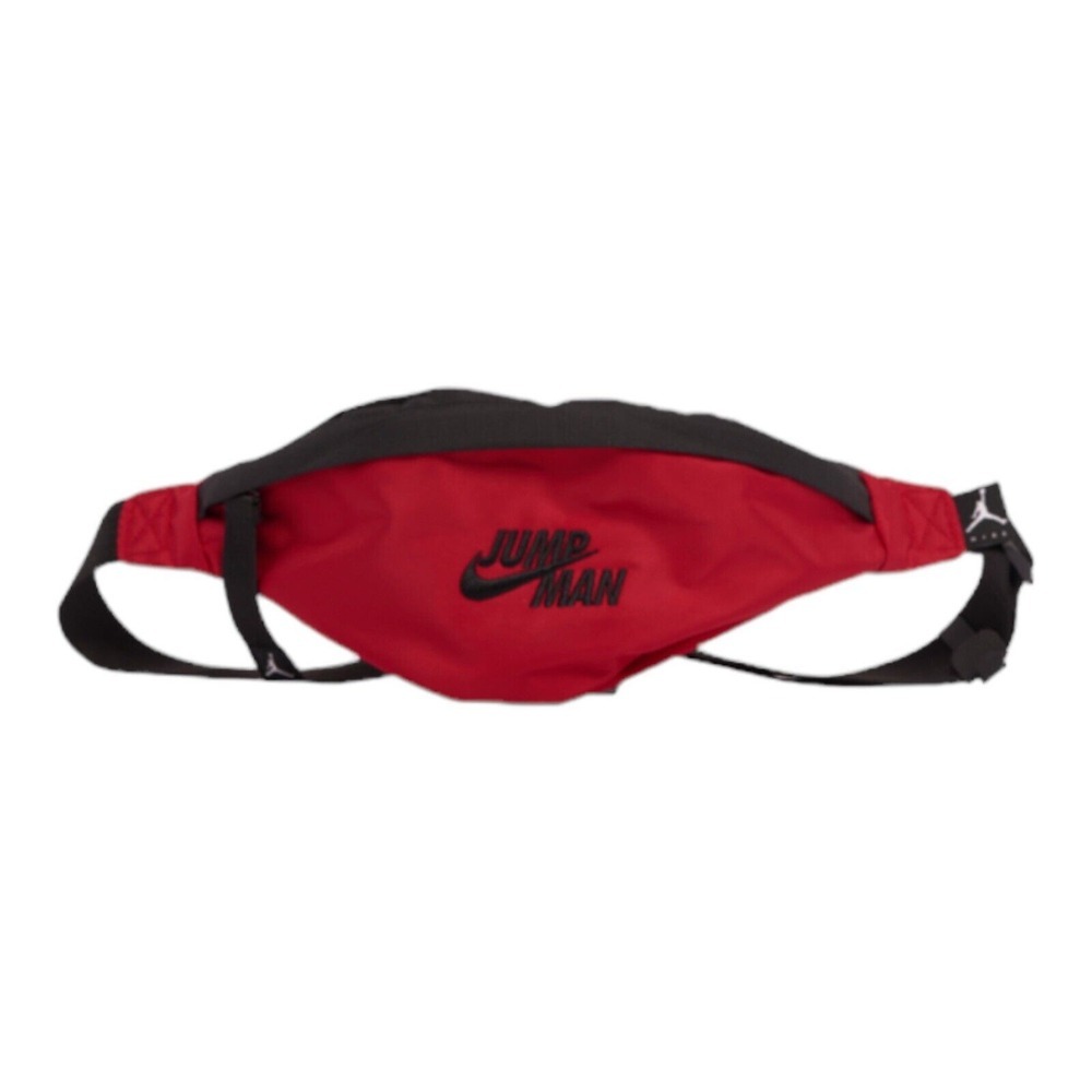 NWT Nike Jordan Jumpman X Crossbody Black & Red Fanny Pack Bag